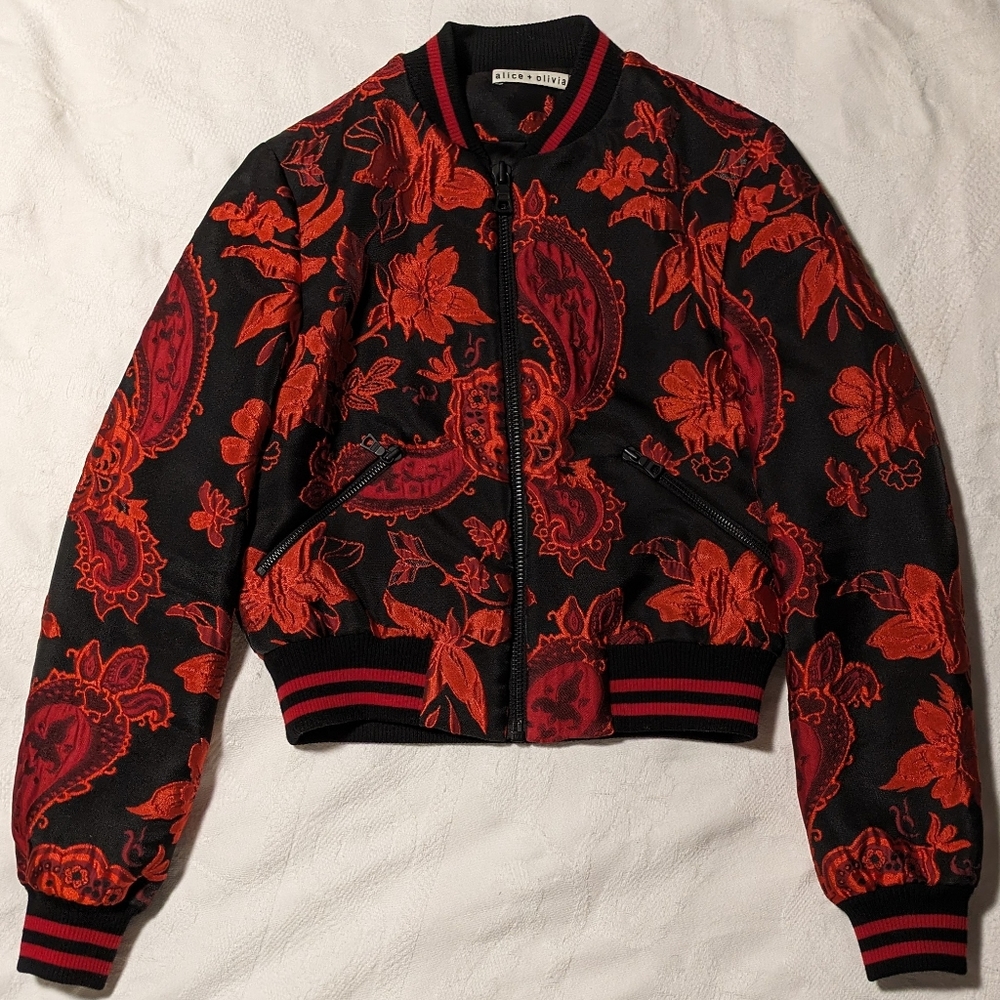 Alice and Olivia floral Jacket